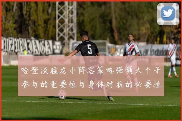 哈登谈猛龙小阵容策略强调大个子参与的重要性与身体对抗的必要性